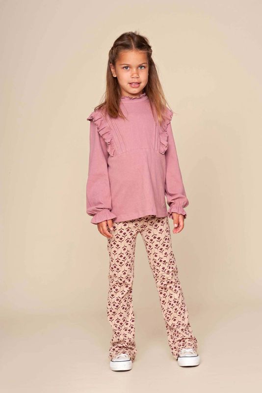 LEVV - VIRGINIA - Casual Broek - Roze - Regular Fit