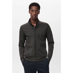 Mango Man sweatvest donkergroen