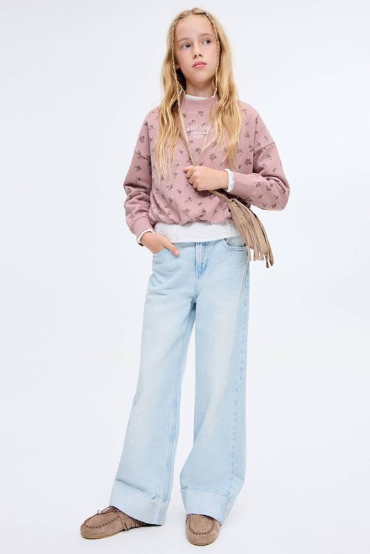 Mango Kids - Sweater - Roze