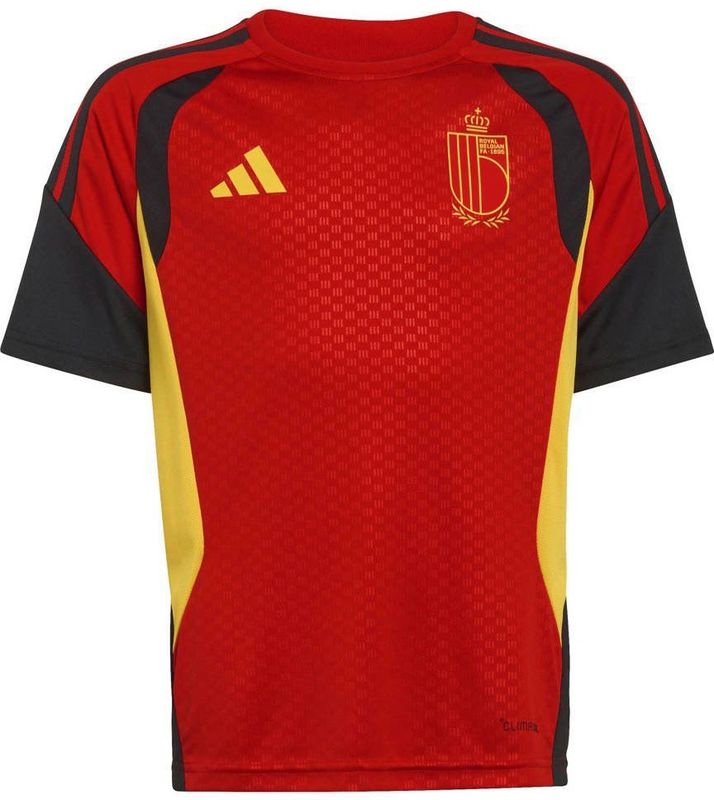 adidas België Trainingsshirt 2026-2028 Kids Rood Geel Zwart