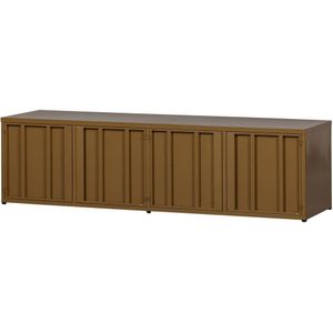 WOOOD - LEVEL - TV-Meubel - Honinggeel - Metaal - 44x160CM