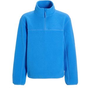 anytime teddy fleece schipperstrui blauw