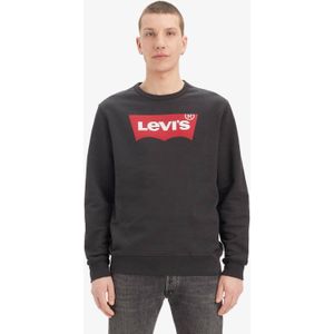 Levi's sweater met logo antraciet