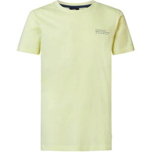 Petrol Industries T-shirt met backprint geel