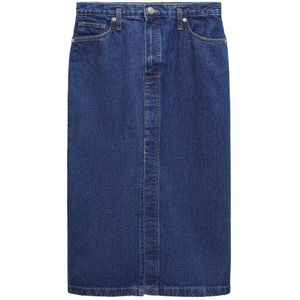 Mango spijkerrok dark blue denim