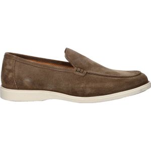 Nelson suède loafers taupe
