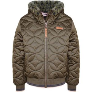 NONO gewatteerde winterjas Bestie van gerecycled polyester 300 army green