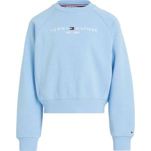 Tommy Hilfiger sweater met logo lichtblauw