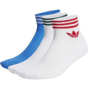 adidas Originals Adicolor sokken - set van 3 wit/wit/blauw