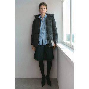 Mango gewatteerde jas zwart