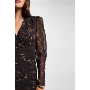 Morgan midi jurk zwart