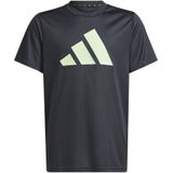 adidas Sportswear sportshirt zwart/lichtgroen