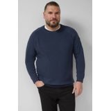 s.Oliver Big Size trui rib gebreid donkerblauw