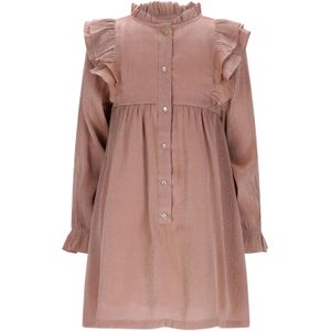 Le Chic A-lijn jurk bruin