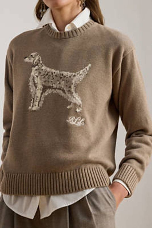 Ralph Lauren - Riednee Long Sleeve Pullover - Beige - Katoen