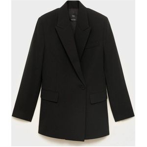 Mango oversized blazer zwart