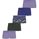 Björn Borg short - set van 5 paars / zwart / blauw