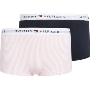 Tommy Hilfiger short - (set van 2) lichtroze/wit/donkerblauw