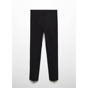 Mango cropped skinny broek zwart