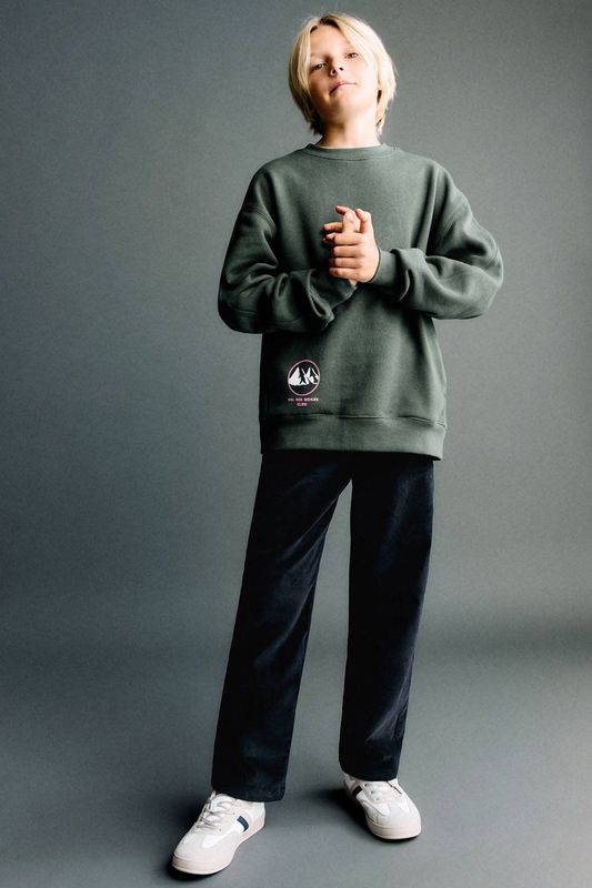 MANGO KIDS - GAMBIA - Broek - Navy - Corduroy