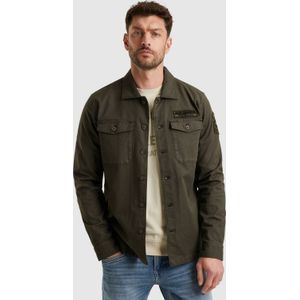 PME Legend - Heren Overhemd - Grijs - Lange Mouw