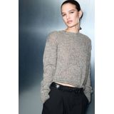 Mango gebreide trui blauw