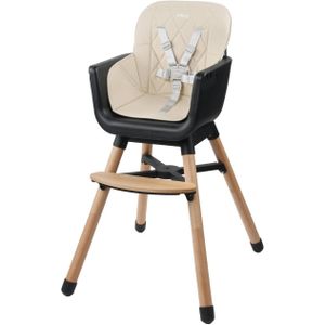 Ding Wooden High Chair - Daily - Beige