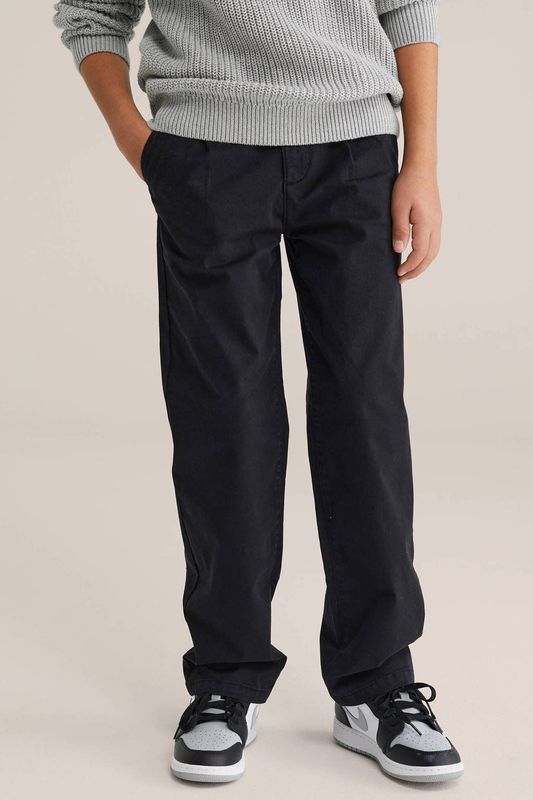 Blue Ridge - Loose Fit Chino - Zwart - Katoen