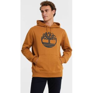 Timberland hoodie met logo cognac