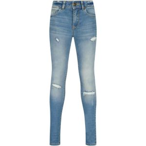 Raizzed skinny jeans Chelsea Crafted met slijtage mid blue stone