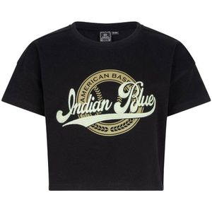 Indian Blue Jeans T-shirt met printopdruk zwart