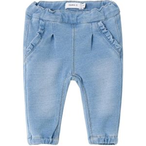 NAME IT BABY baby broek NBFBELLA light blue denim