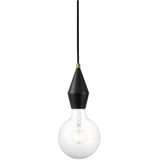 Nordlux Aud hanglamp - pendellamp - E27 - Ø 4 cm - metaal - zwart