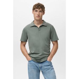 Mango Man regular polo kaki