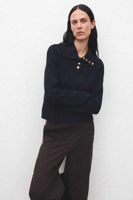 MANGO Trui 'Botori'  marine