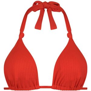 Beachlife voorgevormde triangel bikinitop rood