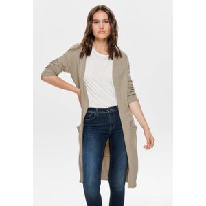 JDY gebreid vest JDYMARCO beige