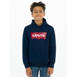 Levi's Kids hoodie Batwing Screenprint met logo donkerblauw