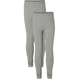 whkmp's own legging - set van 2 grijs melange