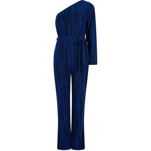 Lofty Manner jumpsuit Nore donkerblauw/zwart