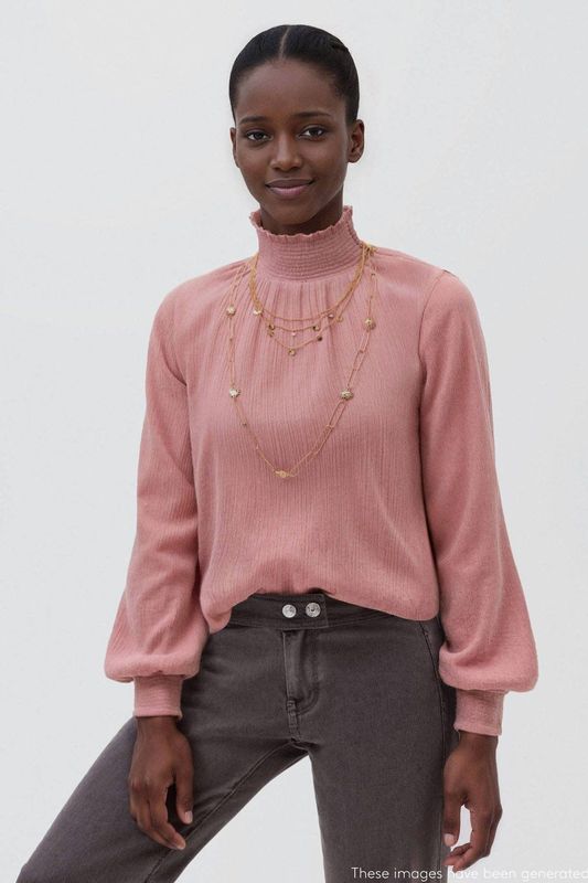 MANGO TEEN - Peplum Top - Katoen