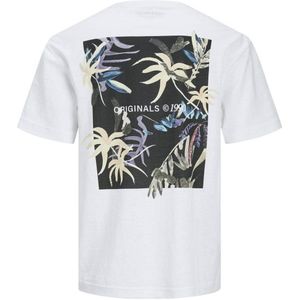 JACK & JONES ORIGINALS T-shirt JORBILLY met backprint bright white