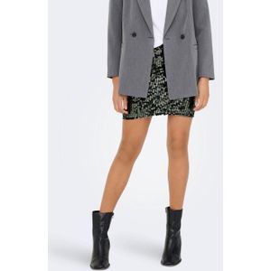 JDY - JDYTROJA - Kokerrok - Dames - Mini-lengte - Pailletten detail