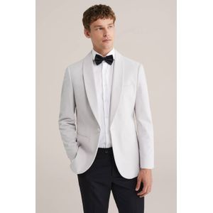 WE Fashion Heren slim fit velvet blazer