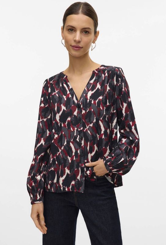 VERO MODA - VMFANINI SHIRT WVN BTQ GA - Blouse - Dames