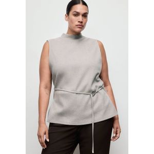 Mango - Top - Grijs - Blousetops