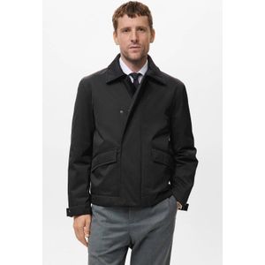 Mango Man tussenjas zwart