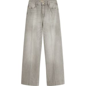 JOSH V ALINA wide leg long fitted light grey