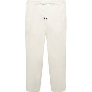 Mango Man slim fit pantalon ecru