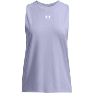 Under Armour sporttop Campus Muscle Tanke lila